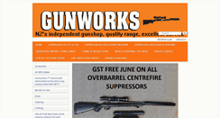 Desktop Screenshot of gunworks.co.nz